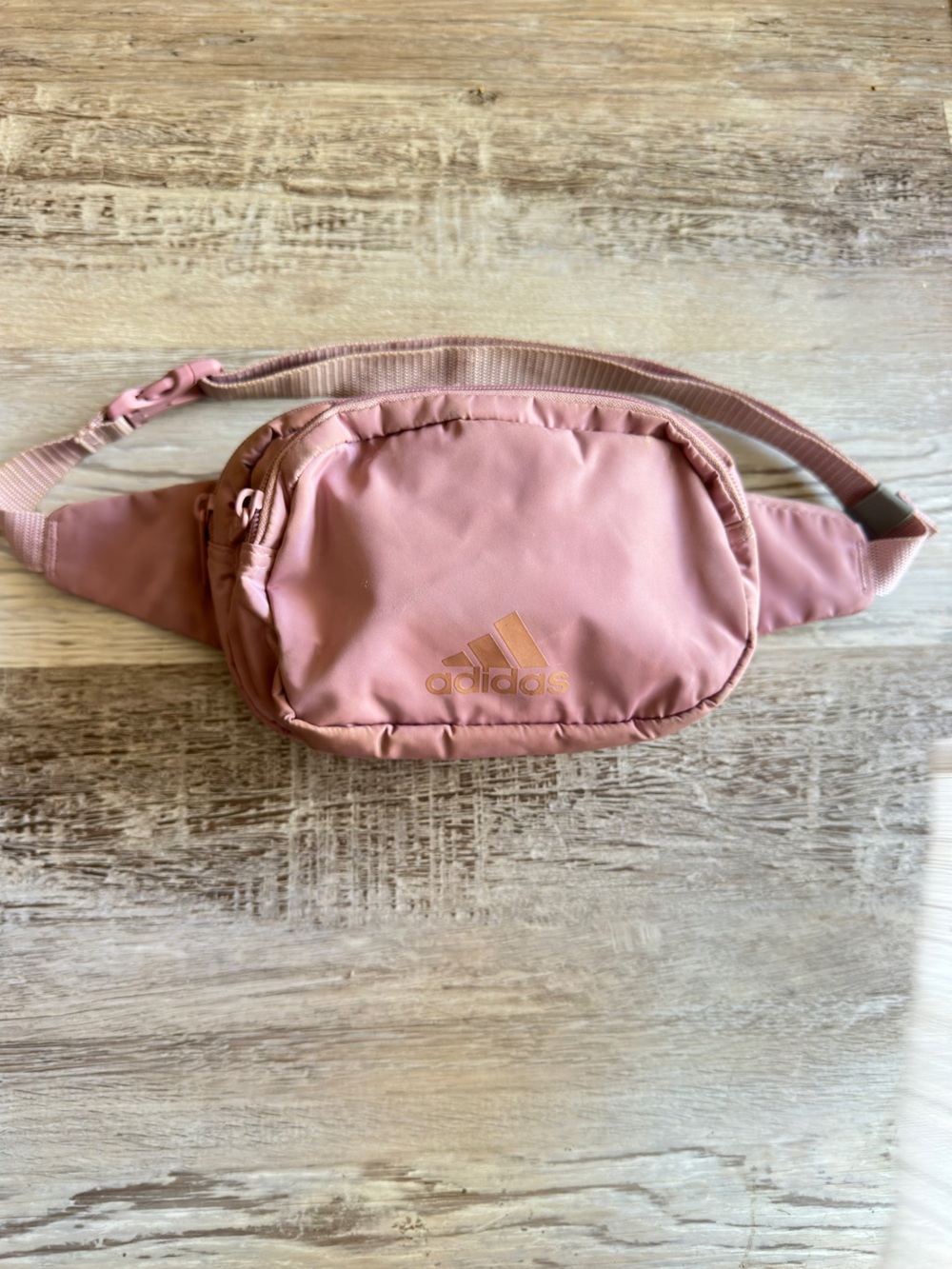 adidas Pink Crossbody Belt Bag with Logo